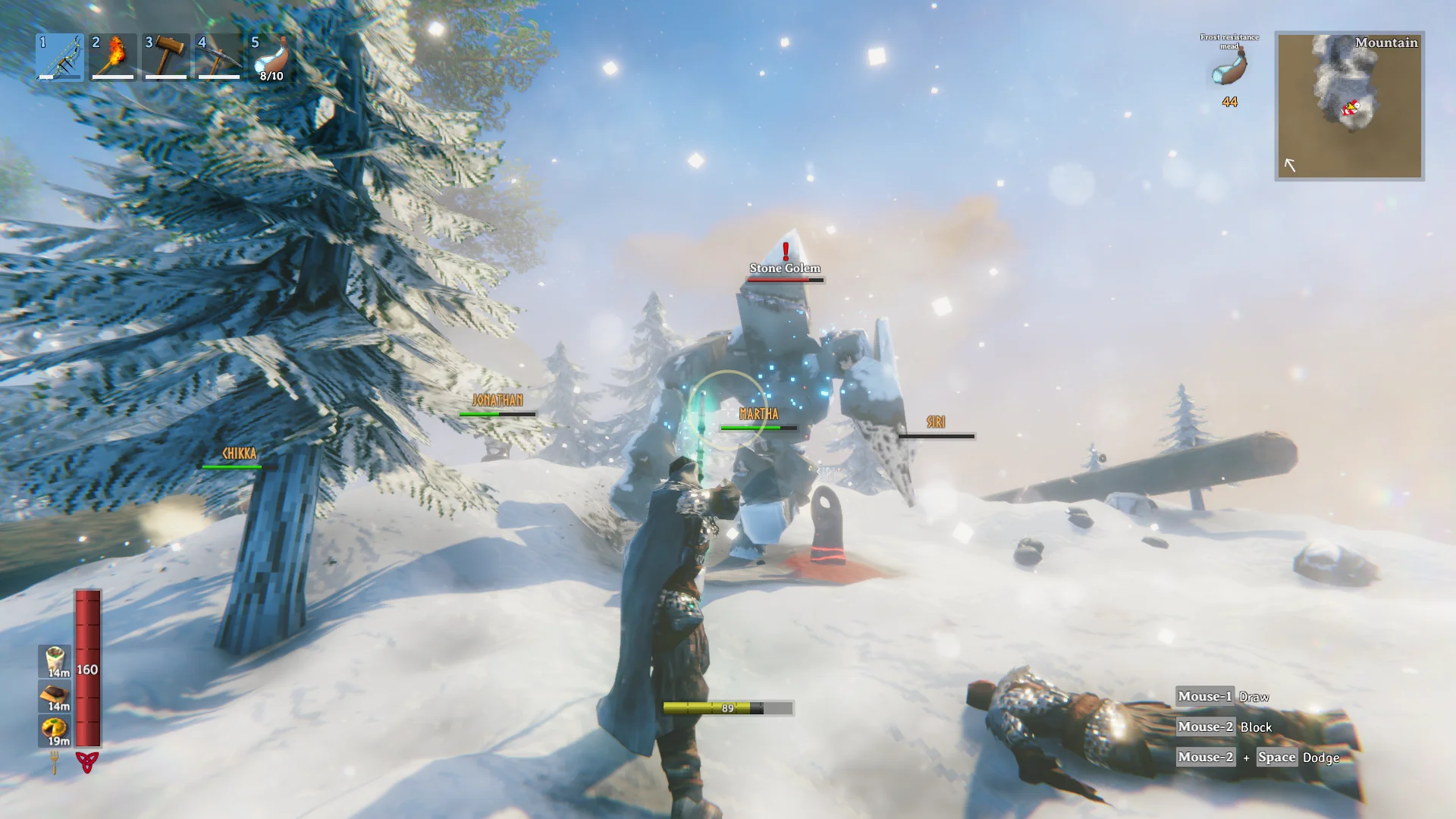 Moder dragon boss perched on Mountain stone altar, draconic silhouette against snow